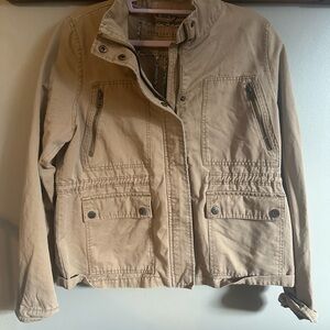 Aeropostale Women's Beige Utility Jacket